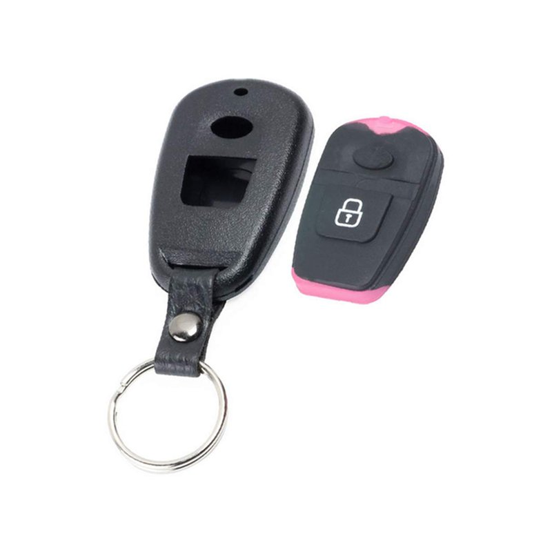 Guscio Chiave Telecomando 2 Tasti Keyless Senza Lama Batteria Su Circuito Senza Transponder Per Hyundai Santa Fe Matrix Atos Accent Elantra