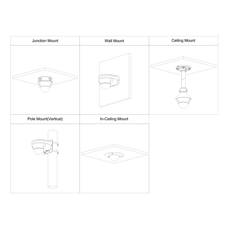 Telecamera IP Dome 4K 8MP Ottica Varifocale 2.7-13.5mm PoE IP67 IK10 Dahua DH-IPC-HDBW2831R-ZS-S2