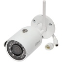 Telecamera IP Bullet WiFi 4MP Ottica Fissa 2.8mm H.265 IP67 Dahua IPC-HFW1435S-W-S2