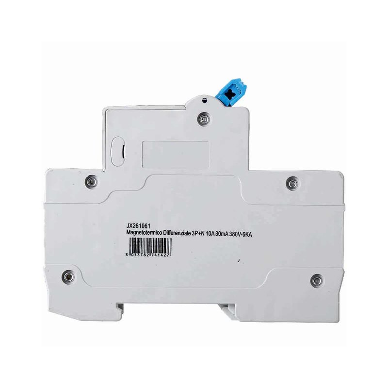 ETTROIT Interruttore Magnetotermico Differenziale 3P+N 10A 6KA 30mA 380V Occupa 4 Moduli DIN