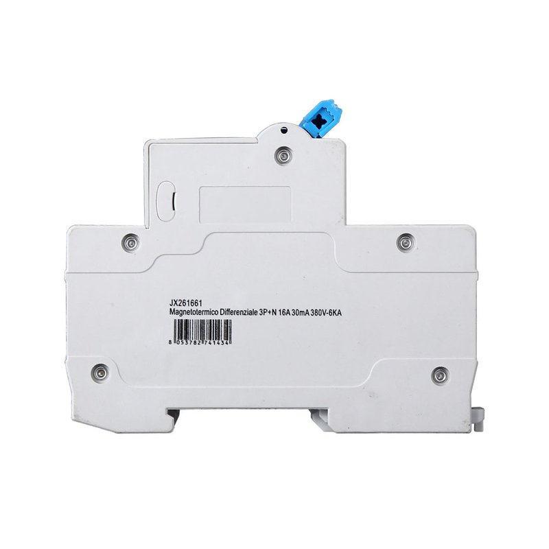 ETTROIT Interruttore Magnetotermico Differenziale 3P+N 16A 6KA 30mA 380V Occupa 4 Moduli DIN