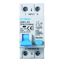 ETTROIT Interruttore Magnetotermico Differenziale 1P+N 10A 6KA 300mA 220V Occupa 2 Moduli DIN