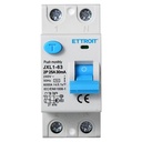 ETTROIT Interruttore Differenziale Puro 2P 25A 6kA 30mA 220V Salvavita Differenziale Occupa 2 Moduli DIN