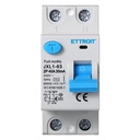 ETTROIT Interruttore Differenziale Puro 2P 40A 6kA 30mA 220V Salvavita Differenziale Occupa 2 Moduli DIN