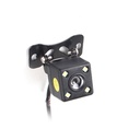 Telecamera Retromarcia Portatarga Quadrata 25X25mm Con 4 Led Sensore CMD Visione Notturna 12V Auto IP67