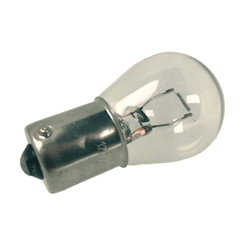 10 Pezzi Lampada Alogena S25 PY21W BAU15S 12V 21W Singolo Filamento Trasparente Piedi Storti