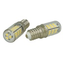 2 Pezzi Lampade Led E14 DC 12V 24V 4W Bianco Caldo 3000K 27 Smd 2835