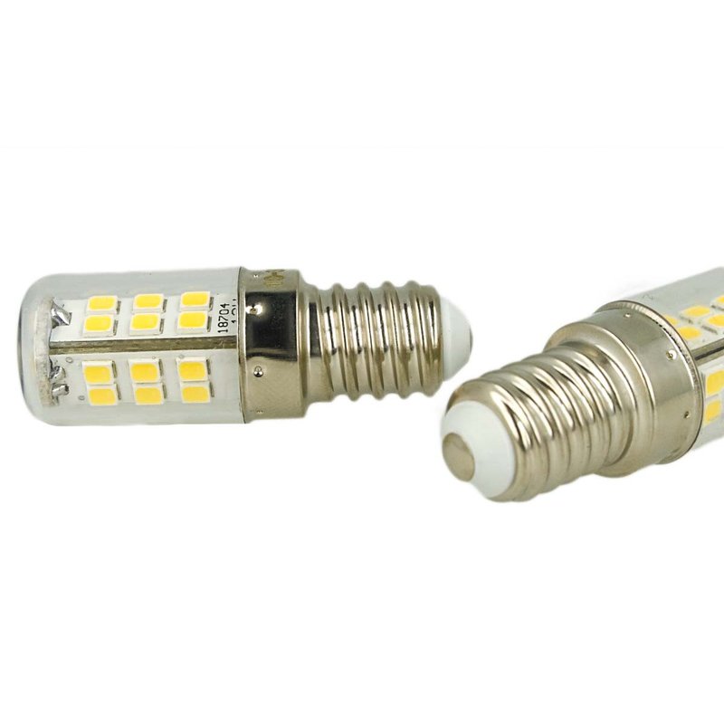 2 Pezzi Lampade Led E14 DC 12V 24V 4W Bianco Caldo 3000K 27 Smd 2835