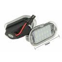 Kit Luci Portiere A Led Per VW Golf 4 Bora Jetta Beetle Polo Sharan Touran Skoda Octavia Seat Alhambra Leon Toledo Bianco 12V 3W