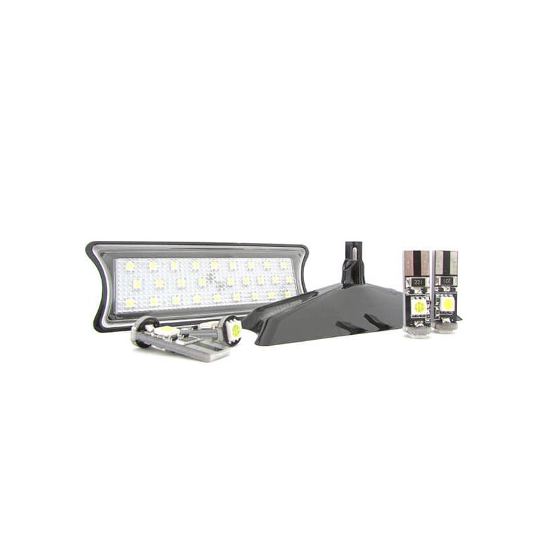 Kit Plafoniera Luci Led Di Cortesia Lettura BMW E60 E65 E87 Bianco 4 Lampade Led T10 Canbus Incluso