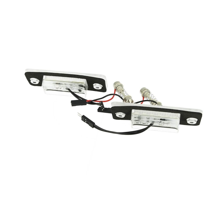 Kit Luci Targa Led Audi A8 D3 2002-2010 Bianco Canbus No Errore OEM 4E0943021 E40943022