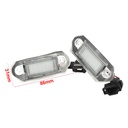 Kit Luci Targa Led VW Golf 3 Variant 1993-1999 Verno Jetta 3 1992-1998 12V 3W Canbus Bianca