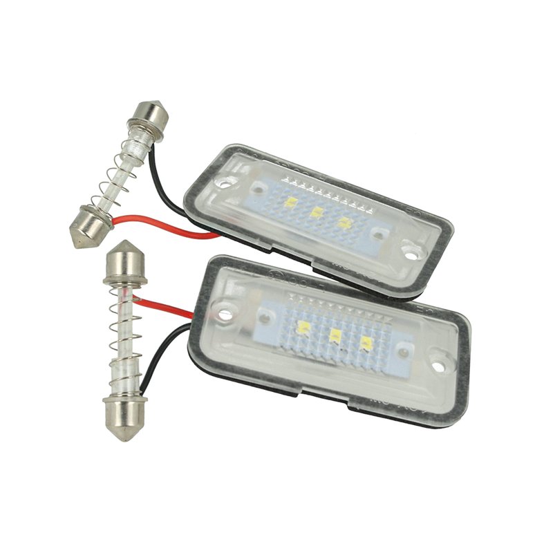 Kit Luci Targa Led Mercedes Benz CLK W209 C209 A209 Da 2002 A 2009 Bianco Canbus No Errore