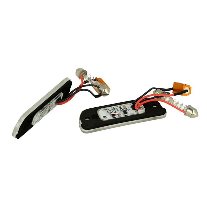 Kit Luci Targa Led Mercedes Benz CLK W209 C209 A209 Da 2002 A 2009 Bianco Canbus No Errore