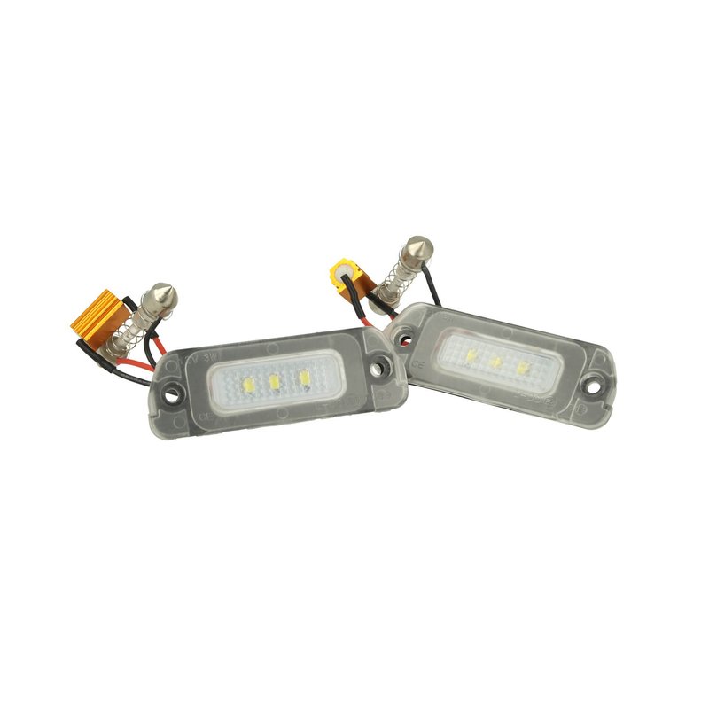 Kit Luci Targa Led Mercedes Benz Classe R W251 ML W164 GL X164 12V 3W Resistenza Inclusa