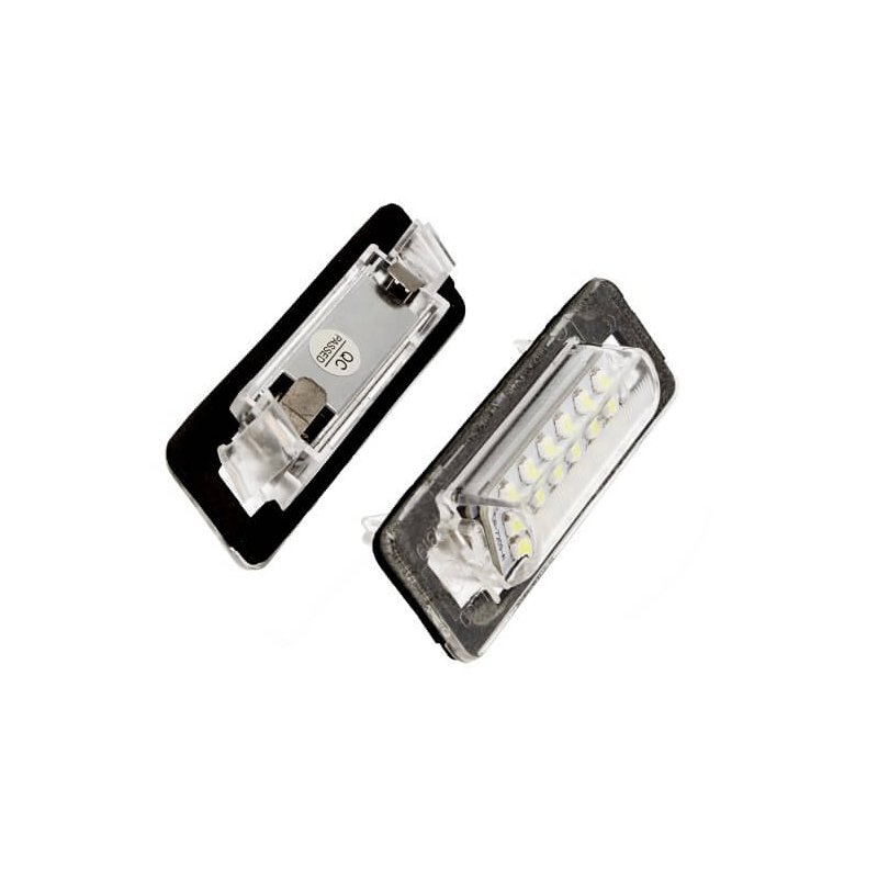 Kit Luci Targa Led Mercedes Benz W210 4D Sedan W202 4D Sedan Bianco Canbus No Errore