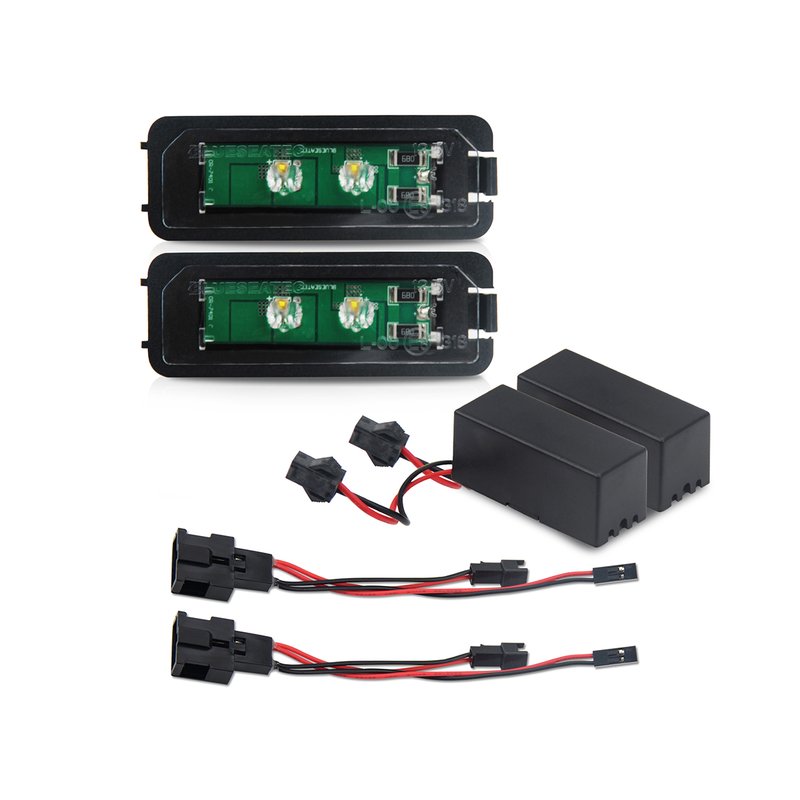 Kit Luci Targa Led VW Golf 4 5 Passat Porsche Cayman Cayenne 911 Seat Altea Leon Skoda Superb 10W 12V IP67