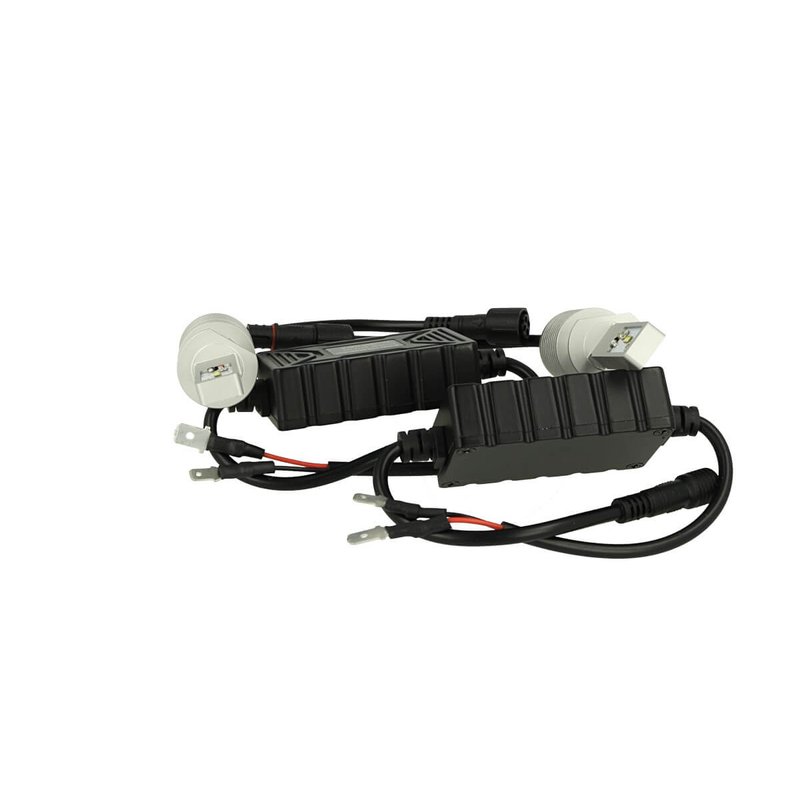 Kit Full Led Canbus H1 30W Slim 12V 24V Dissipatore In Alluminio 3000 Lumens Bianco Ghiaccio