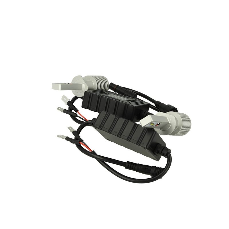 Kit Full Led Canbus H1 30W Slim 12V 24V Dissipatore In Alluminio 3000 Lumens Bianco Ghiaccio