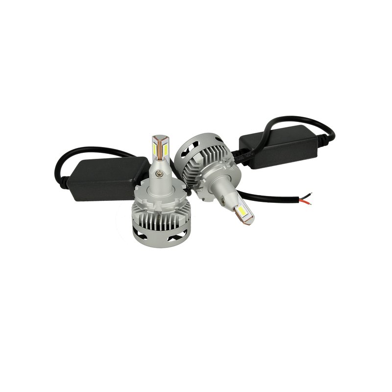 Kit Full Led Canbus Lampada D1S D1R D3S 45W 12V 24V Per Faro Lenticolare Piu Lumisoso Dello Xenon Originale