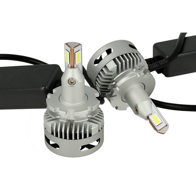 Kit Full Led Canbus Lampada D1S D1R D3S 45W 12V 24V Per Faro Lenticolare Piu Lumisoso Dello Xenon Originale