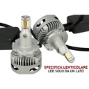 Kit Full Led Canbus Lampada D1S D1R D3S 45W 12V 24V Per Faro Lenticolare Piu Lumisoso Dello Xenon Originale