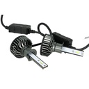 Kit Full Led Cob H1 26W Reale 12V Con Ventola Raffrenddamento Silenziosa Attacco Regolabile 2200 Lumen