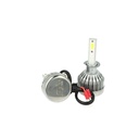 Kit Full Lampada Led Cob H1 20W 12V 24V Bianco 6000K Per Abbagliante e Fendinebbia Senza Driver