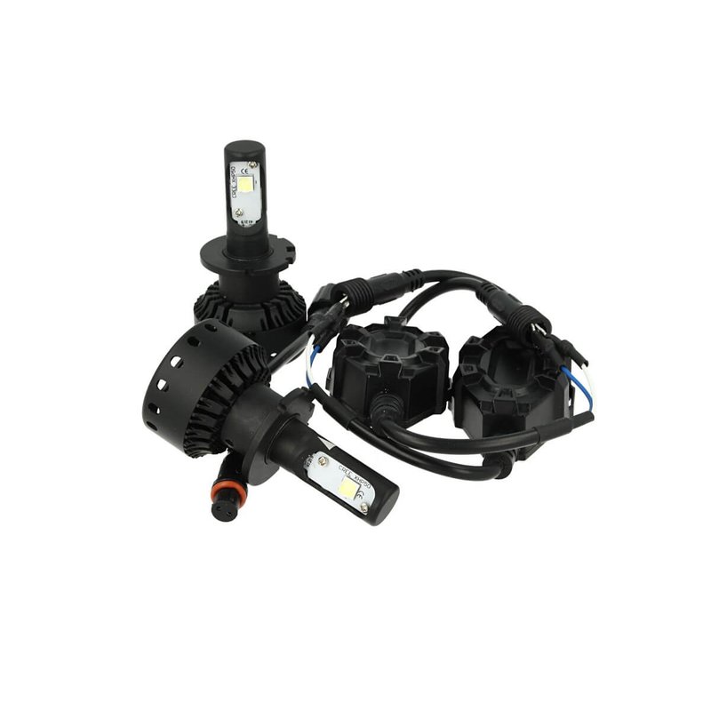 Kit Full Led Canbus Lampada D2S D2R 40W 12V 24V Con Cree XHP50 Dissipatore Ventola