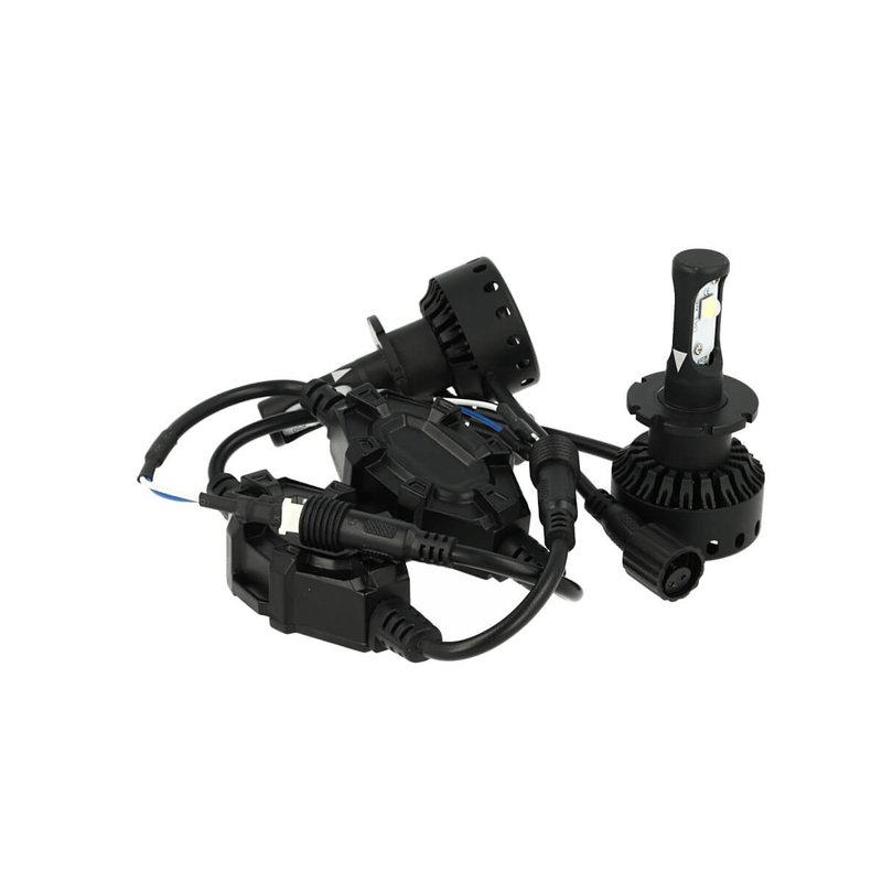 Kit Full Led Canbus Lampada D2S D2R 40W 12V 24V Con Cree XHP50 Dissipatore Ventola