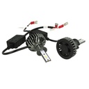 Kit Full Led Cob H3 26W Reale 12V Con Ventola Raffrenddamento Silenziosa Attacco Regolabile 2200 Lumen