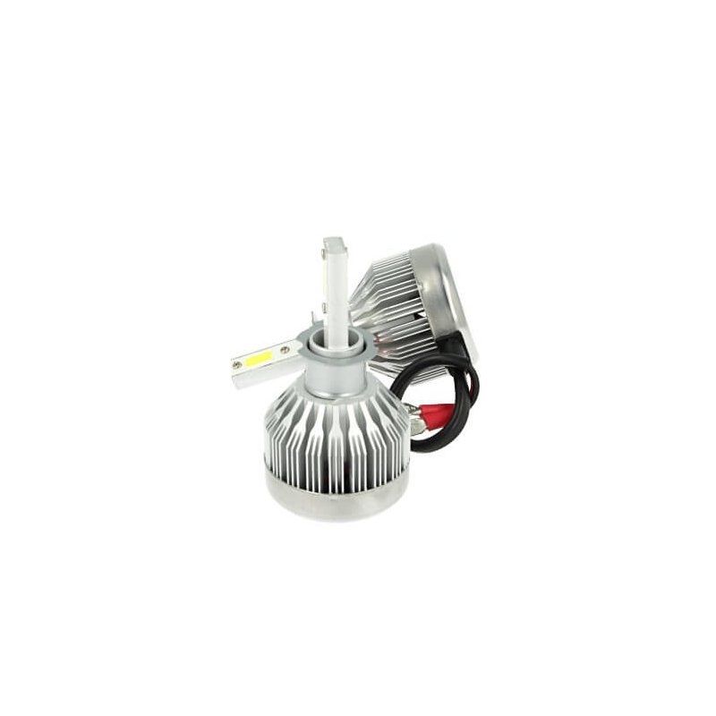 Kit Full Lampada Led Cob H3 20W 12V 24V Bianco 6000K Per Abbagliante e Fendinebbia Senza Driver