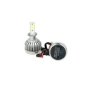 Kit Full Lampada Led Cob H3 20W 12V 24V Bianco 6000K Per Abbagliante e Fendinebbia Senza Driver