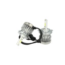 Kit Full Lampada Led Cob H4 20/20W 12V 24V Bi-Led Bi Luce Bianco 6000K Senza Driver e Ventilatore