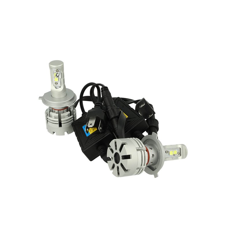 Kit Full Led Canbus H4 40W/40W Premium Modello Top Specifico Per Camion 24V e Auto Lussuoso Ultima Generazione Con Cree XHP50