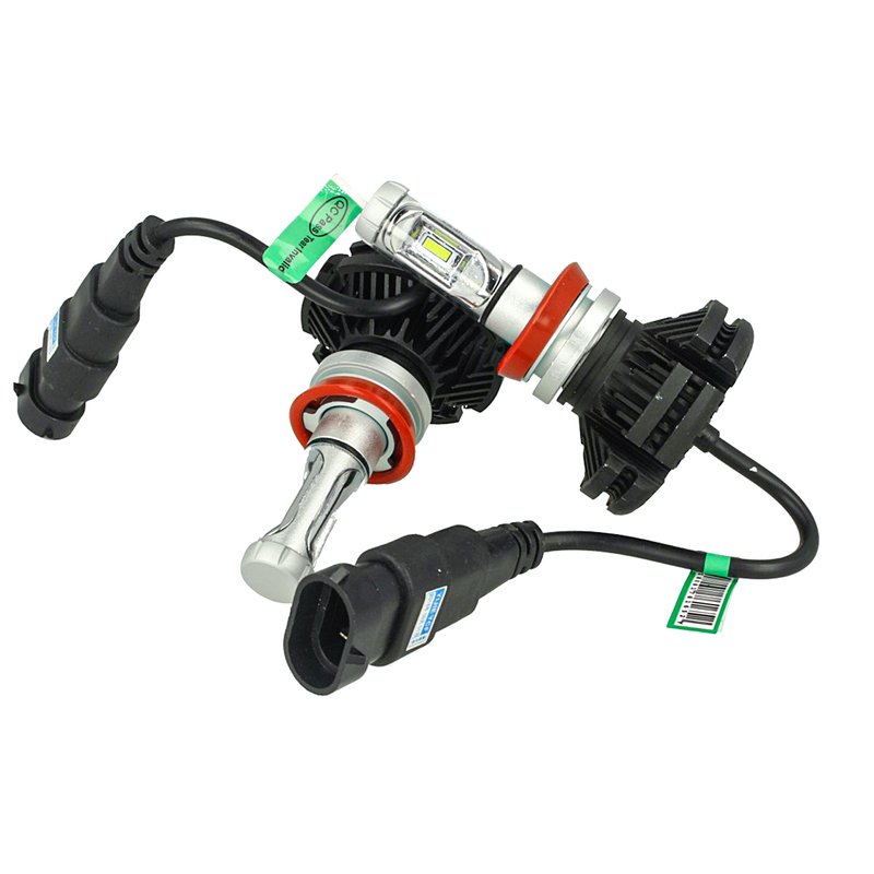 Kit Full Lampada Led H8 H11 12V 24V 30W 3600 Lumen IP67 Per Abbagliante e Fendinebbia Senza Driver