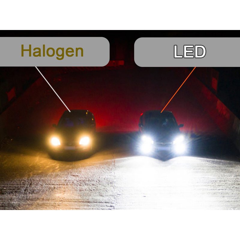 Kit Full Lampada Led H8 H11 12V 24V 30W 3600 Lumen IP67 Per Abbagliante e Fendinebbia Senza Driver