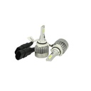 Kit Full Lampada Led Cob 9006 HB4 12V 24V Bianco 6000K Per Abbagliante e Fendinebbia Senza Driver