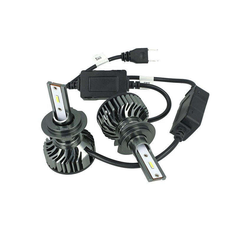 Kit Full Led Cob H7 26W Reale 12V Con Ventola Raffrenddamento Silenziosa Attacco Regolabile 2200 Lumen