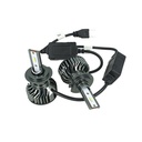 Kit Full Led Cob H7 26W Reale 12V Con Ventola Raffrenddamento Silenziosa Attacco Regolabile 2200 Lumen