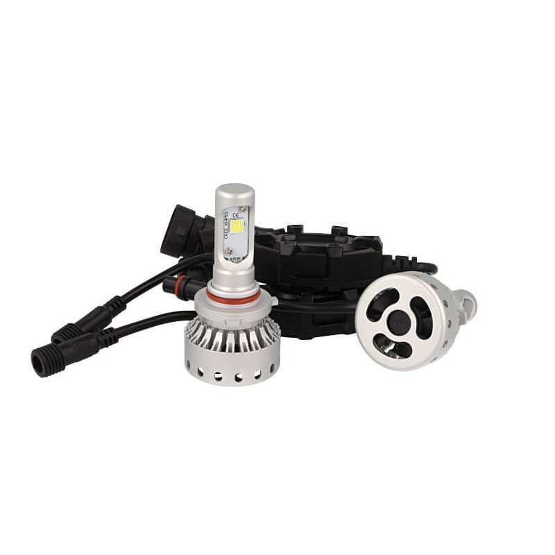 Kit Full Led Canbus HB3 9005 40W 5000 Lumens Con Ventilatore 12V 24V 2 Cree XHP 50