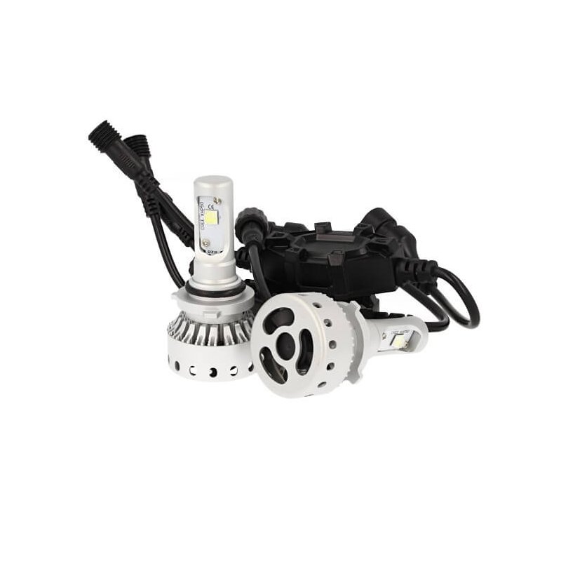 Kit Full Led Canbus HB4 9006 40W 5000 Lumens Con Ventilatore 12V 24V 2 Cree XHP 50