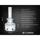 Kit Full Led H1 12V 50W 8000 Lumen Canbus All In One IP65 Dissipazione a Ventola