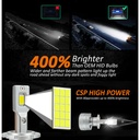 Kit Full Led Premium D2S D2R 80W 6000K 12000 Lumen 100% Canbus Piu Luminoso