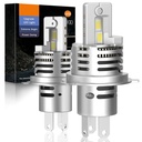 Kit Full Led Compatto H4 12V 45W 8000 Lumen Canbus All In One IP65 Dissipazione a Ventola