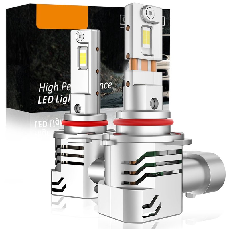 Kit Full Led Compatto HB3 HB4 12V 45W 8000 Lumen Canbus All In One IP65 Dissipazione a Ventola