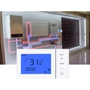 Termostato Con Display LCD Tasti Touch Rettangolare Standard 503 Programma Settimanale Per Caldaia A Gas Alimentato Con 2 Batterie AA