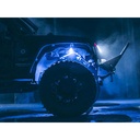 Kit Mini RGB Rock Light Bluetooth APP Sensore Musica Con 4 Luci Led 12V 24V IP68 Sottoscocca Per Jeep Off Road SUV Barca