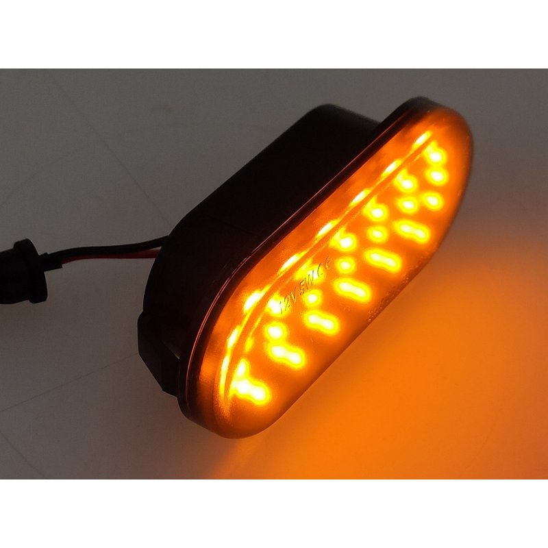 Kit Freccia Laterale a Led Side Marker Dinamica Lente Fume VW Bora Golf 3 4 Lupo Passat Polo Sharan Vento T5