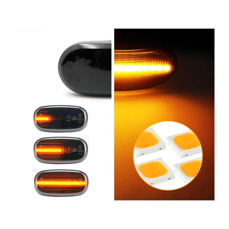 Kit Freccia Laterale a Led Side Marker Dinamica Lente Fume SUZUKI Jimny Lapin Carry Mazda Chevrolet Cruze